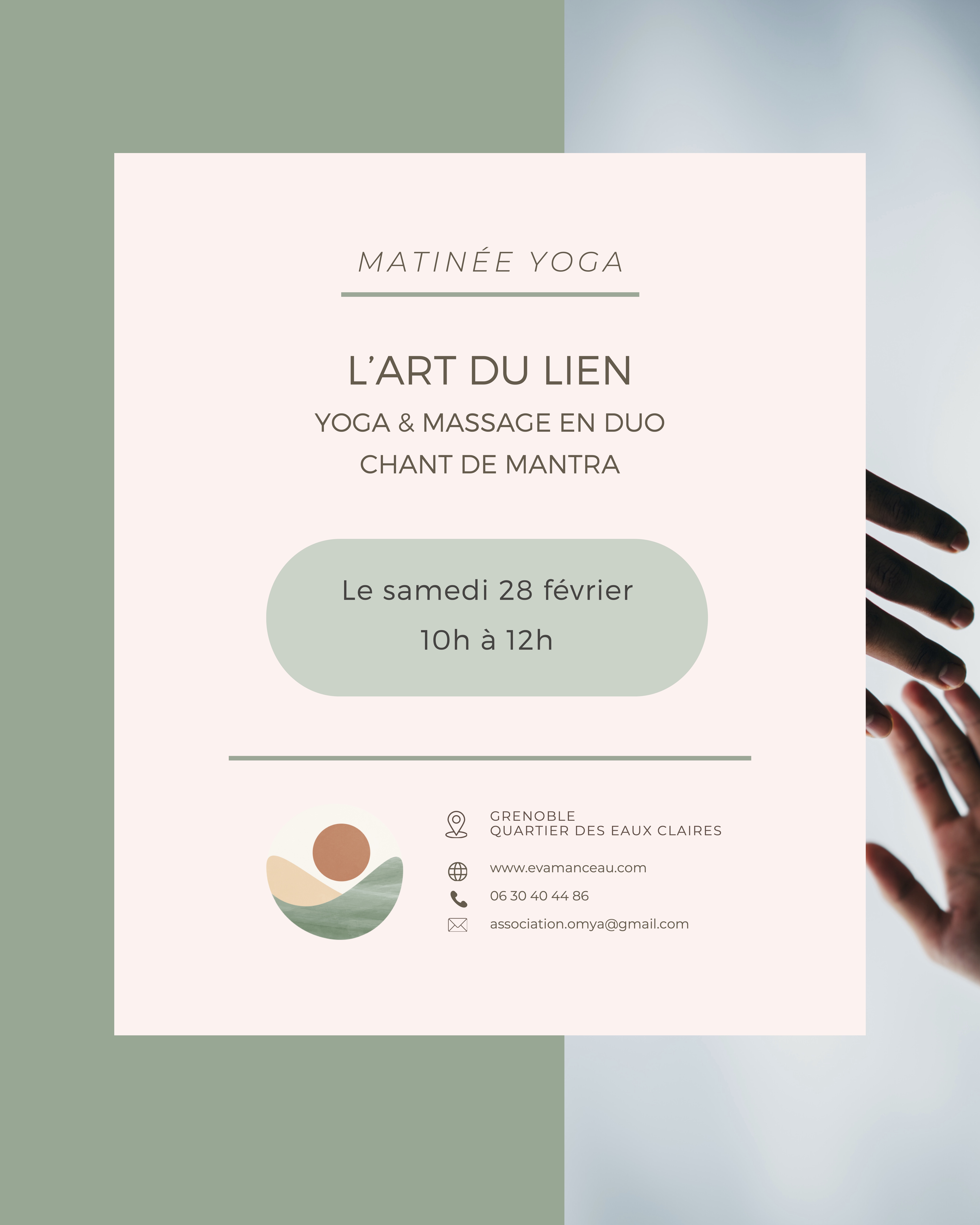 Matinée yoga : l'art du lien en duo