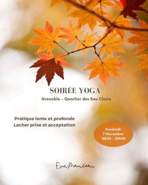 Soirée Yoga d’Automne